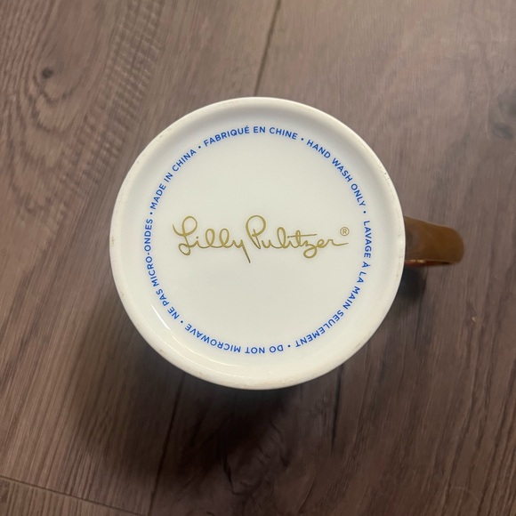 Lilly Pulitzer Coconut Furbulous Printed Dog Coffee Mug Pink Preppy - Picture 5 of 6